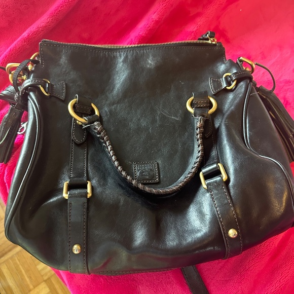 Black Dooney & Bourke leather satchel - Picture 10 of 14